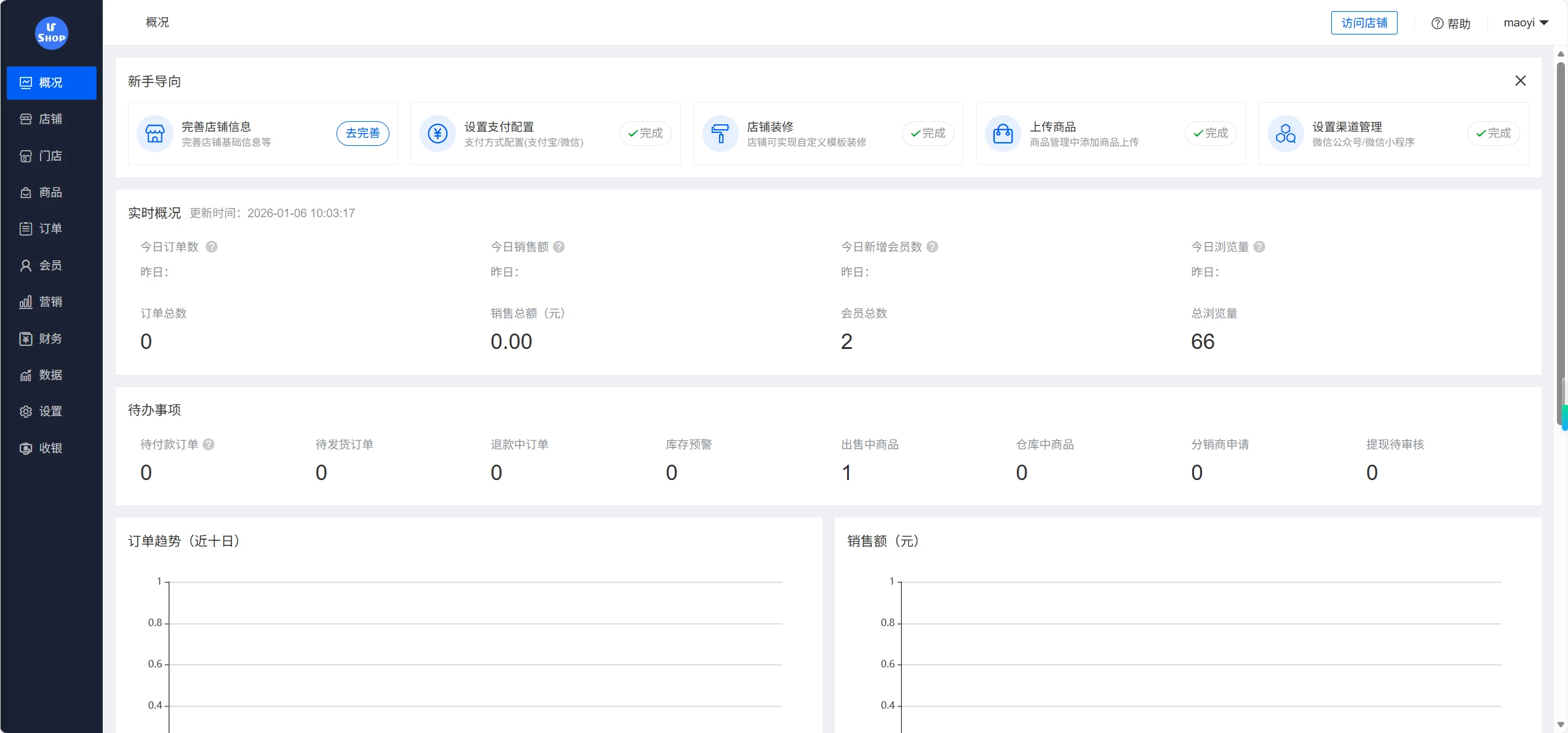NiushopV5单商户多门店5.5.2版本全开源去后门PC+手机+小程序+uniapp源码